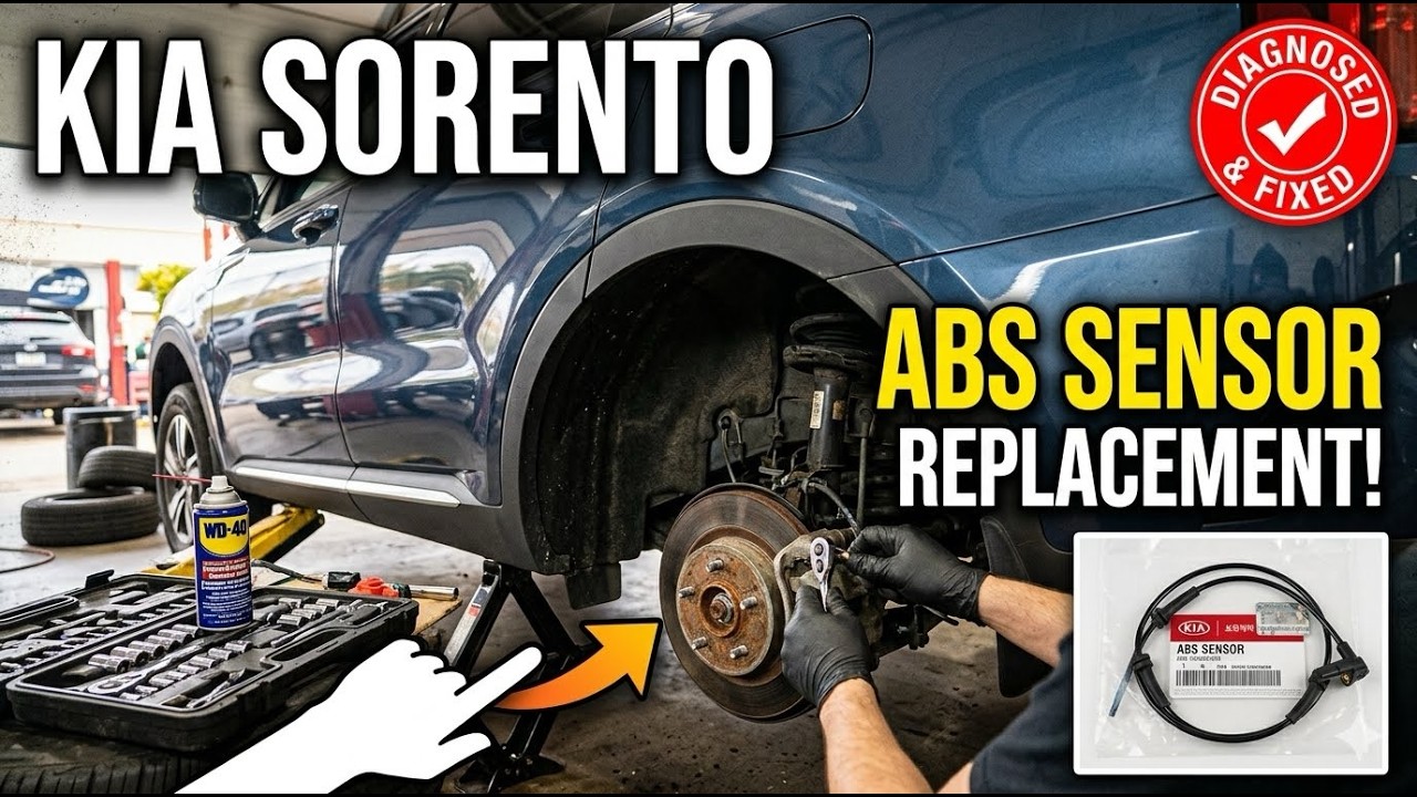Kia Sorento rear ABS sensors replacement