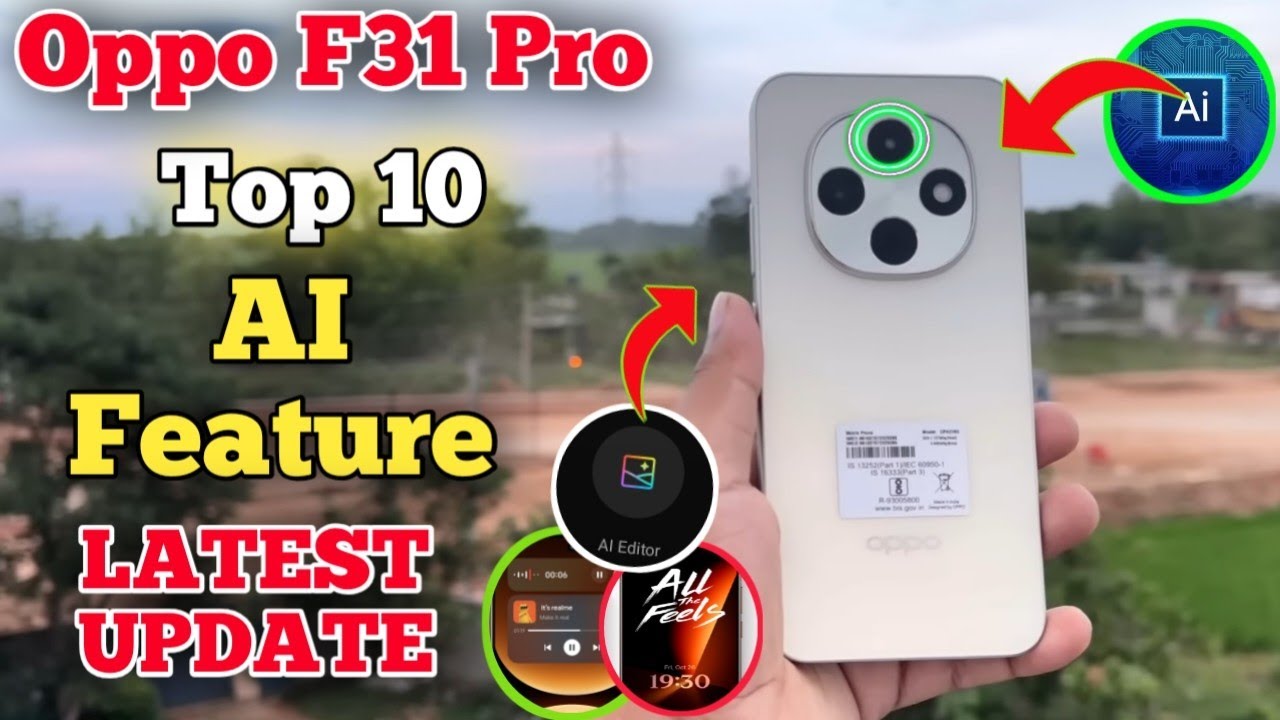 Top 10 AI Features in Oppo F31 Pro | Oppo F31 Pro Top 10 AI Features | Best AI Settings Explained