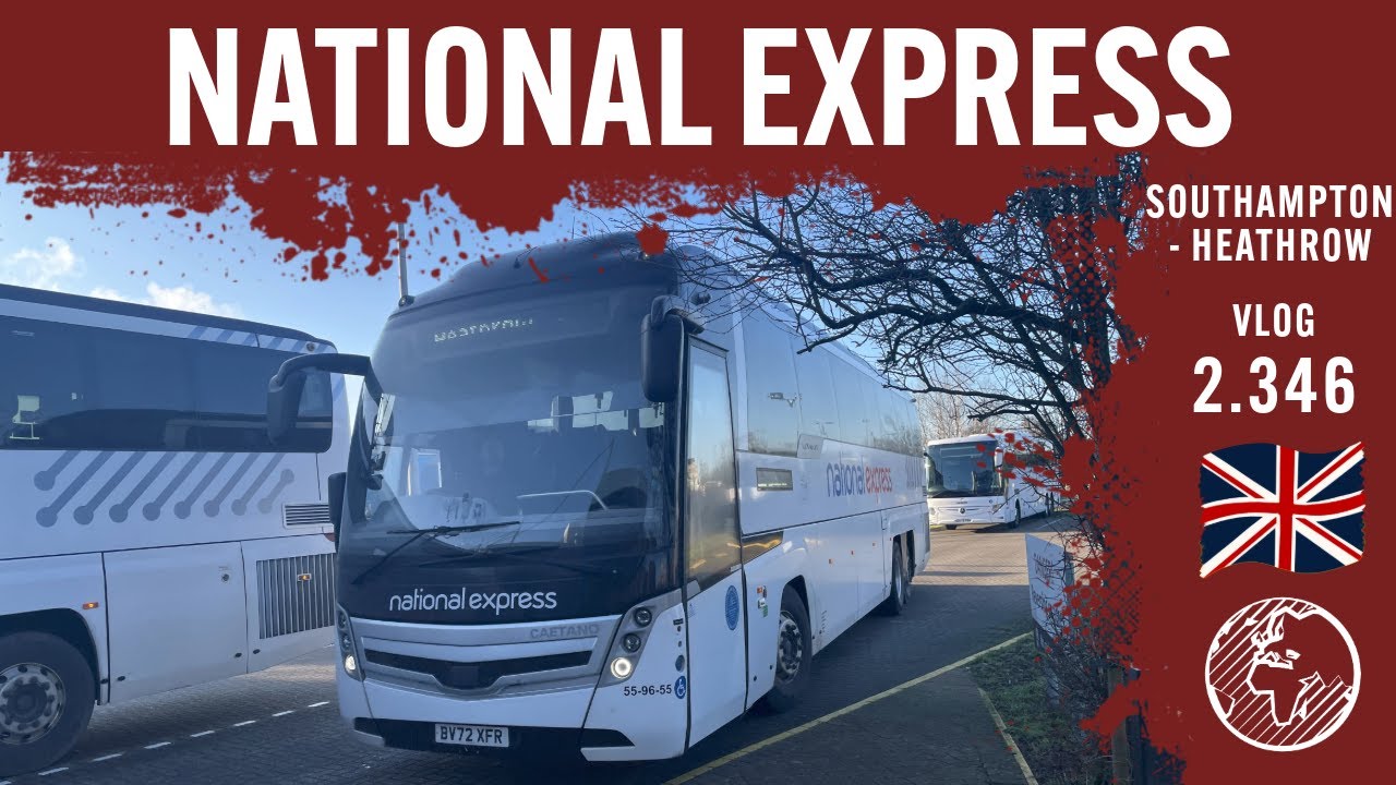From Southampton to Heathrow with National Express | TripReport | Vlog 2.346