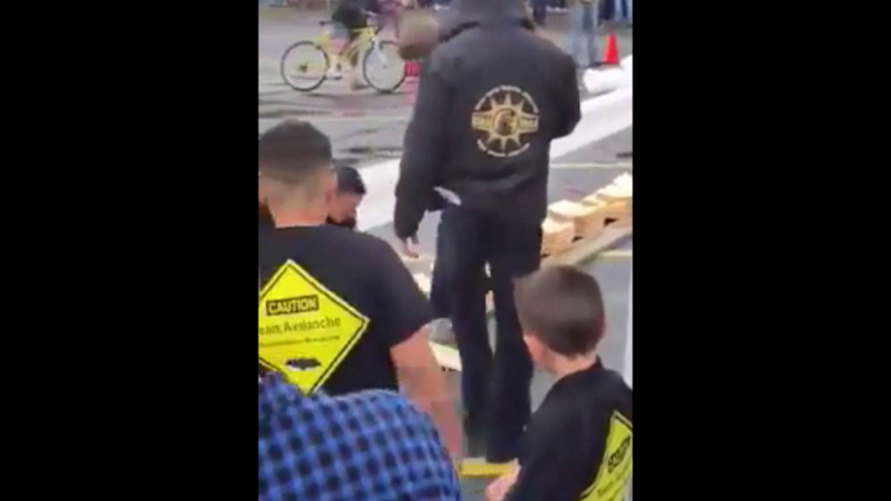 USBA/WBA World Record- Connor Cognac- 210 one inch boards broken with stomps in 30 seconds- 5/2016