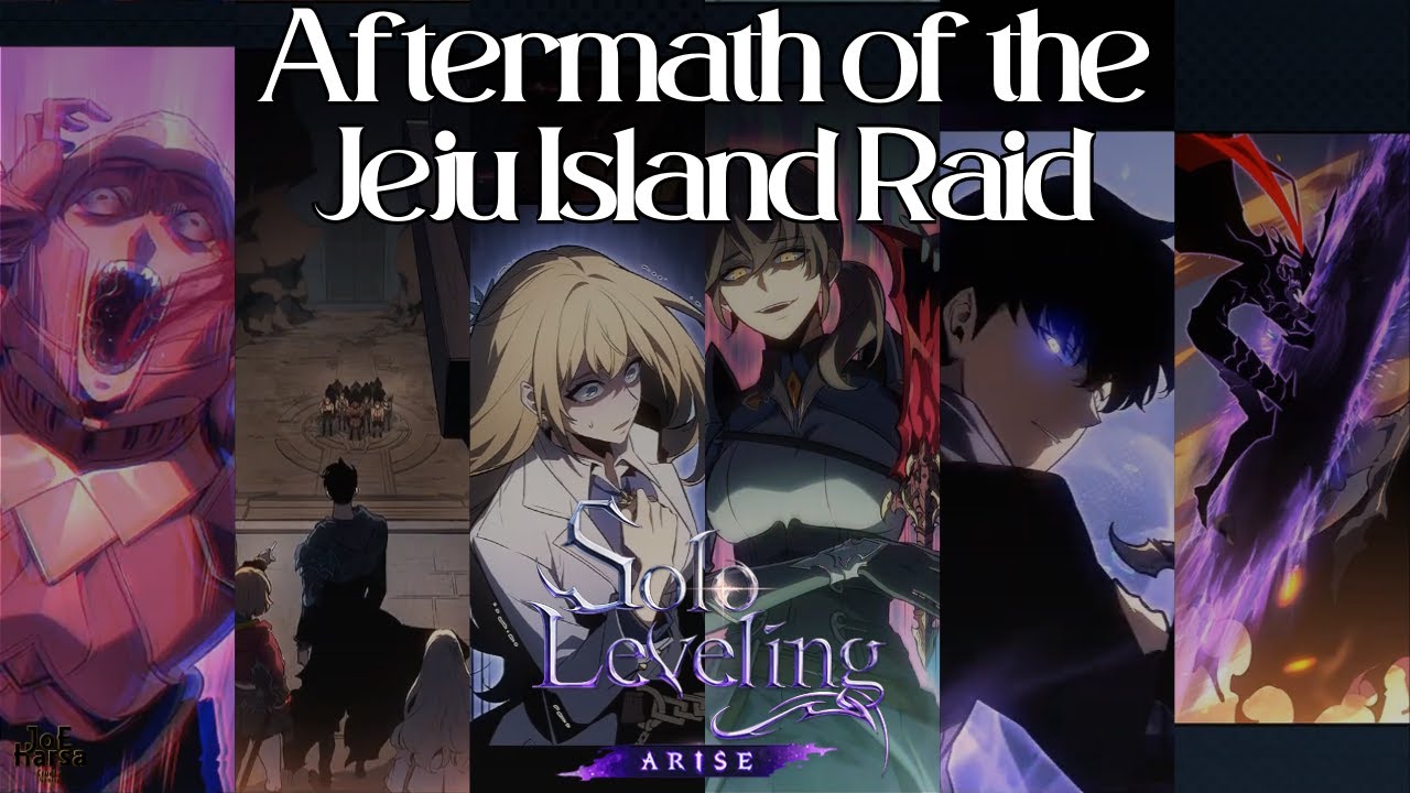 Solo Leveling After The End Of The Jeju Island Raid Japanese Dub🇯🇵 Cutscene
