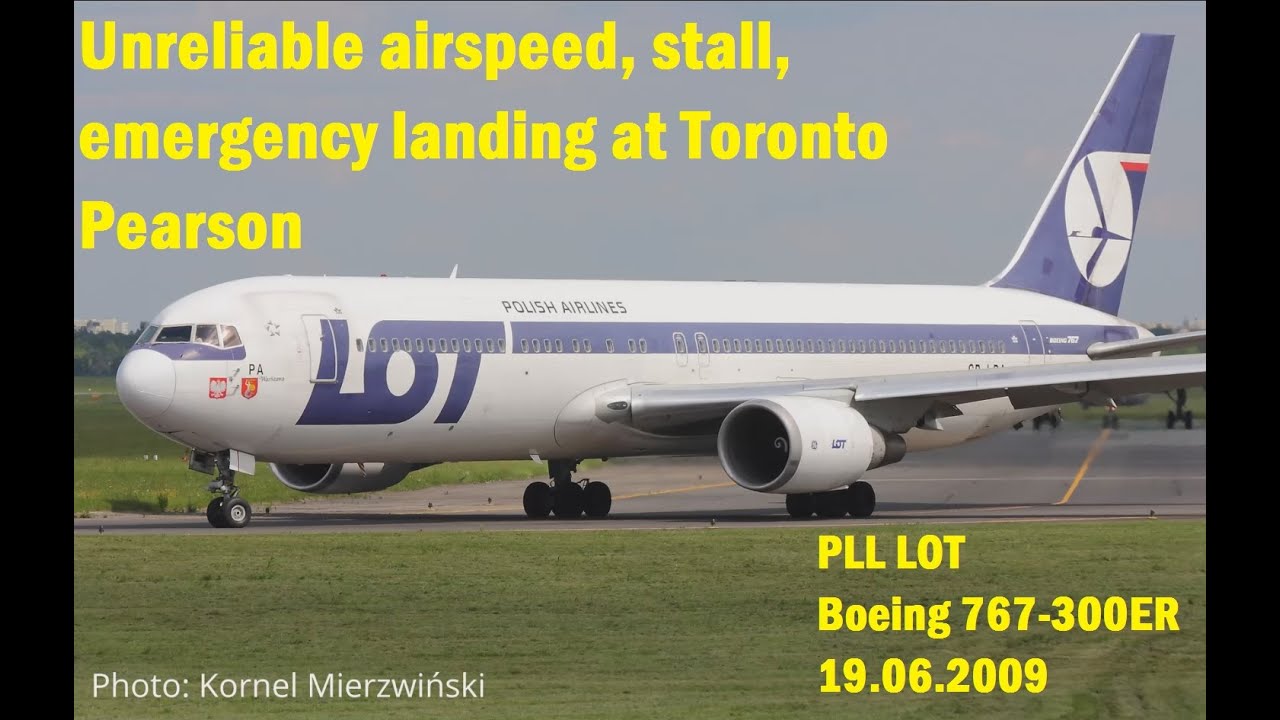 PLL LOT 767-300ER Unreliable airspeed, stall, emergency landing at Toronto Pearson, ATC