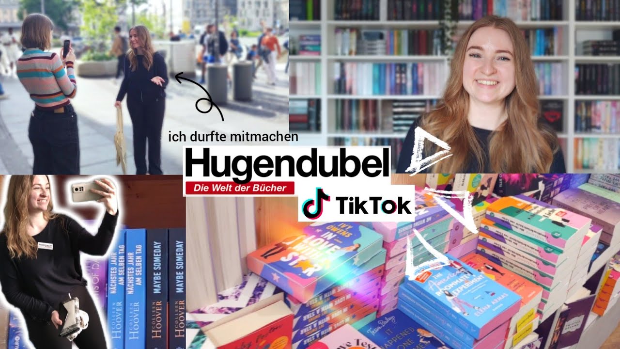 Come to the Bookstore with me + Bookhaul 📚| Hugendubel TikTok Dreh 📸 |