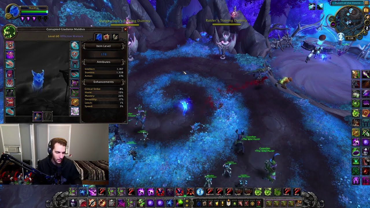 Shadowlands Affliction Warlock PvP Talents, Covenant, Gearing!