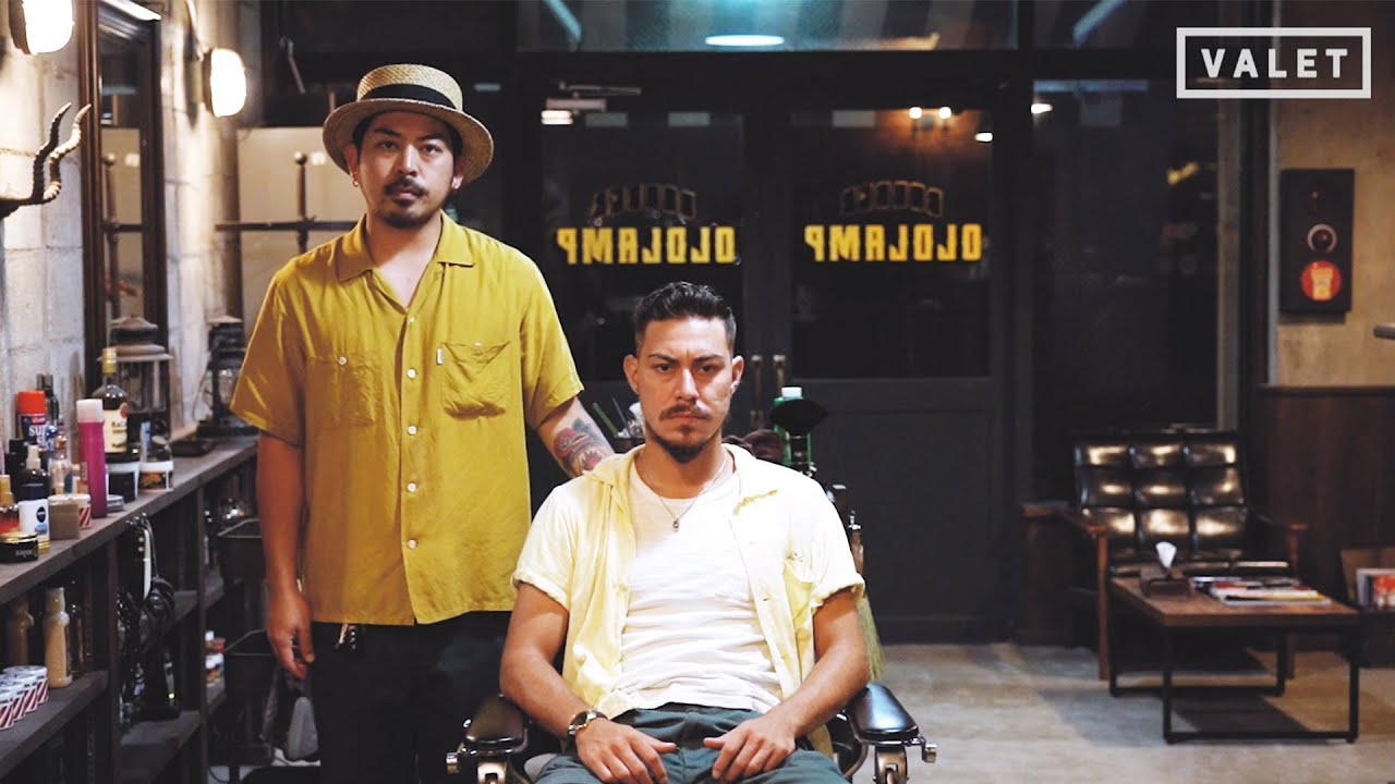 【Japanese Barber】【メンズ髪型】クセ毛を生かした短髪フェードスタイル by BARBER OLDLAMP 〈ポマード仕上げ/バーバースタイル〉沖縄 小禄
