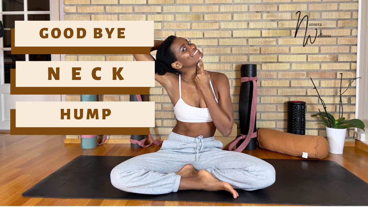 Buffalo hump fix using yoga for beginners in 22 mins | Nansera wellness yoga advent calendar day 1