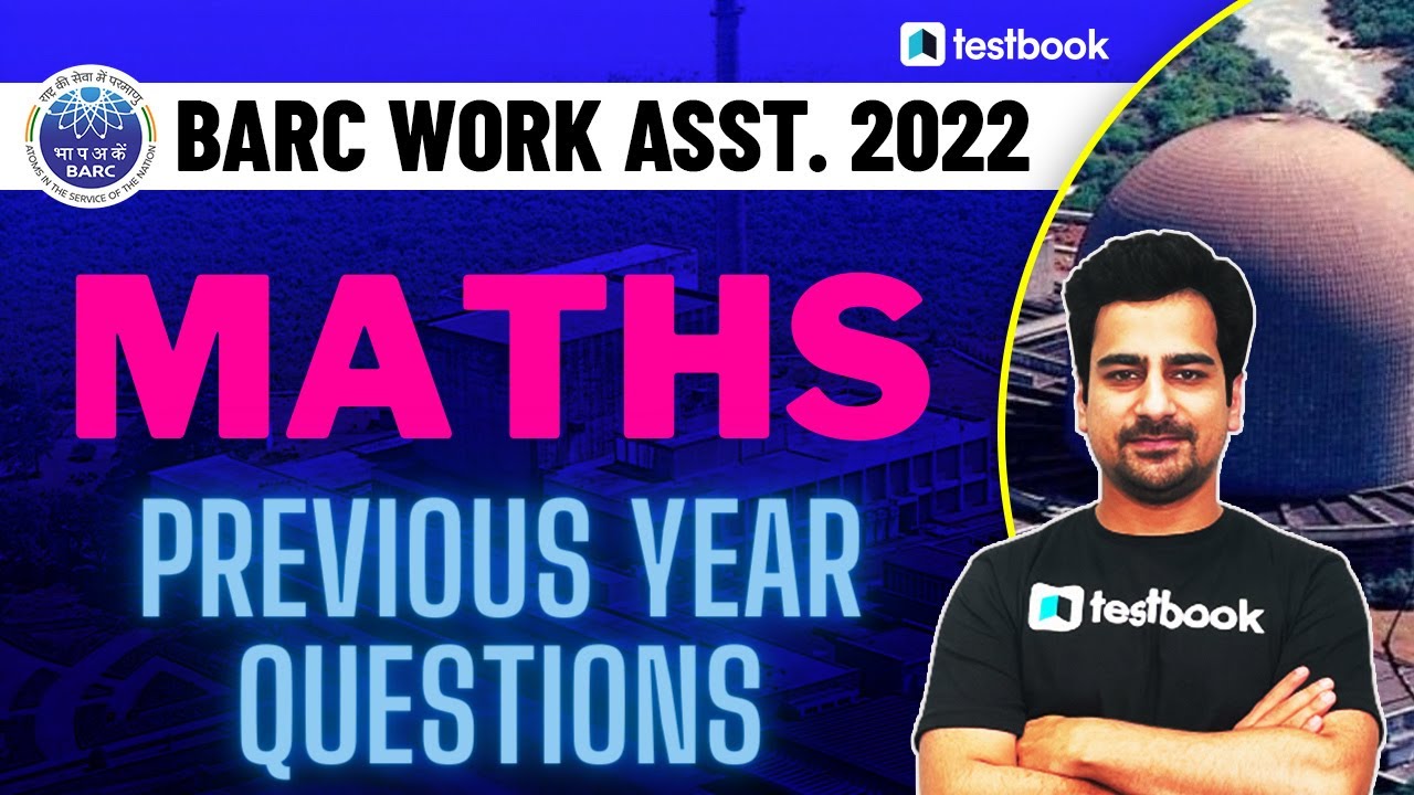 BARC Work Assistant. Maths Classes 2022 | BARC Exam Previous Year Questions - Maths | Nitish Sir