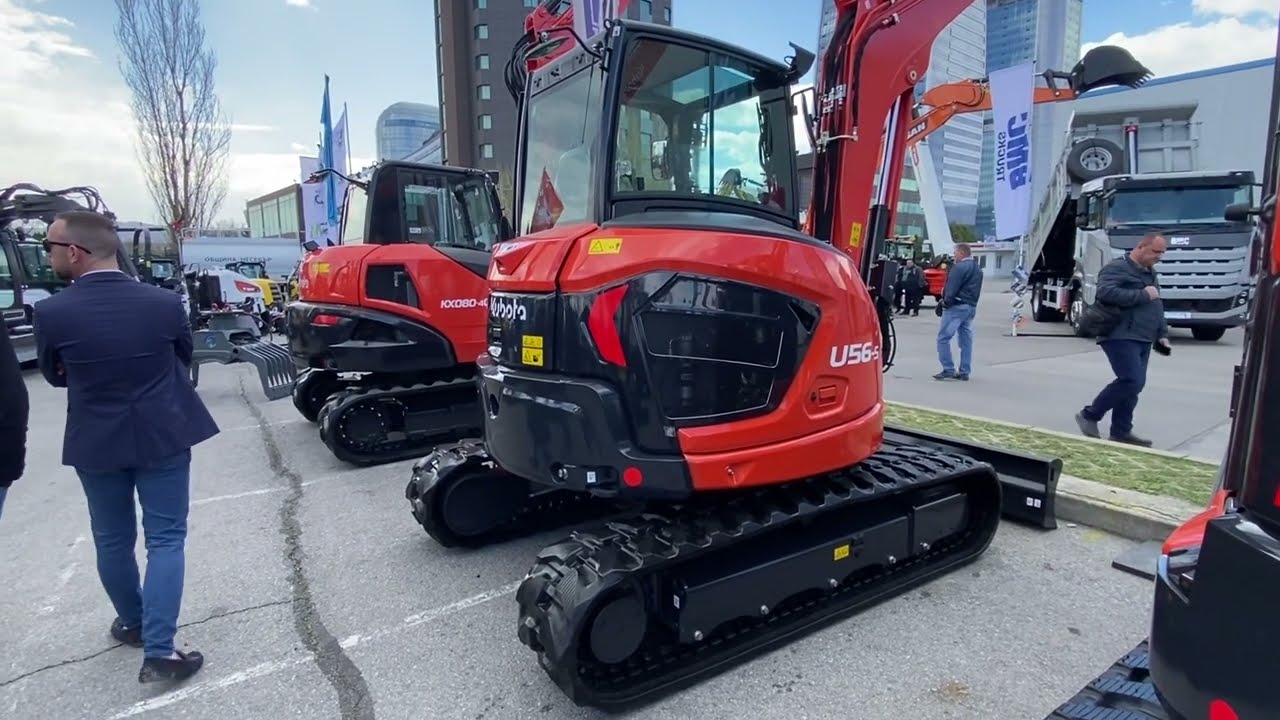 2023 Kubota U56 5 Mini Excavator Walkaround Atest Expo 2023 IEC