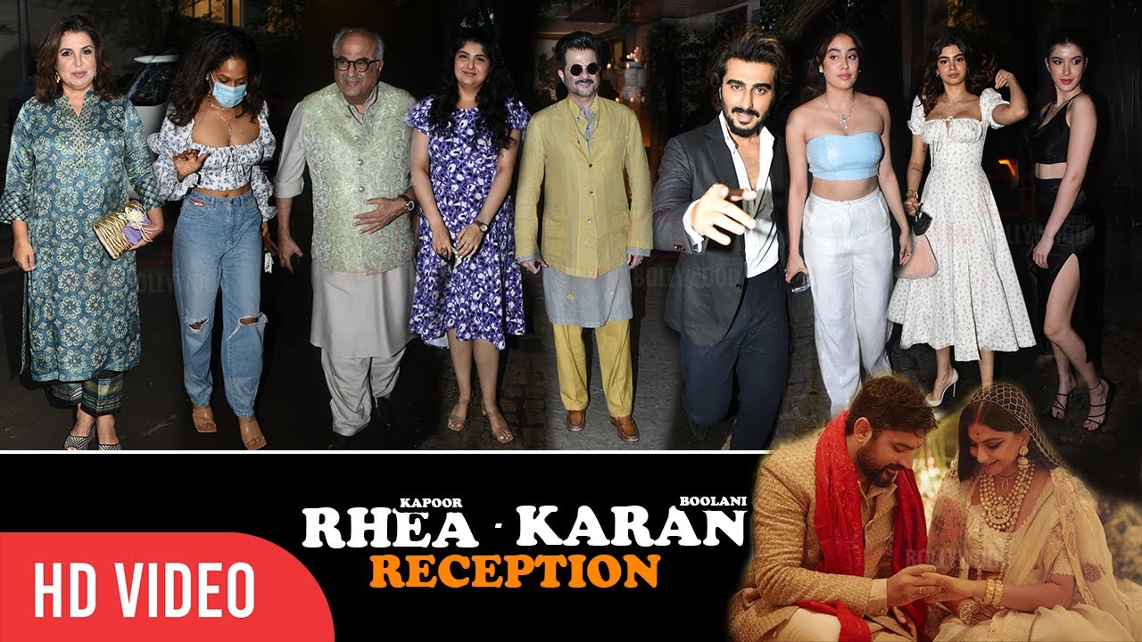 Rhea Kapoor - Karan Boolani Grand Reception Party | FULL VIDEO