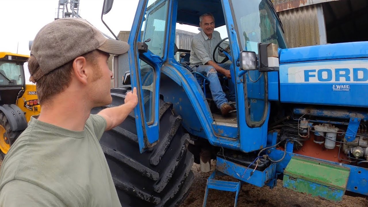 WORKING ON THE FORD TW-20 WITH DAD