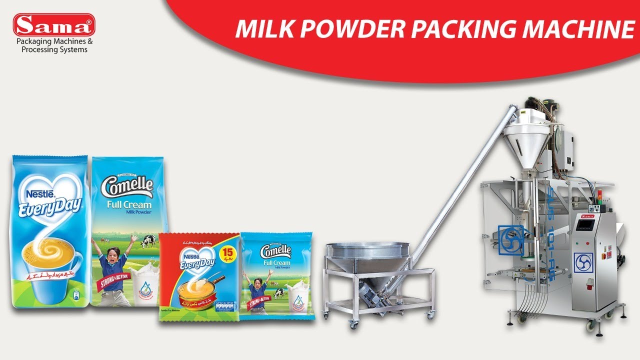 Milk powder packing machine SUS101AG- SAMA Automatic Filling and Packaging Machine