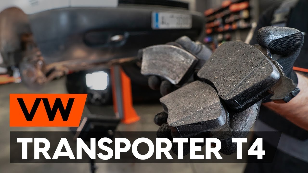 Cómo cambiar los pastillas de freno delantero en VW TRANSPORTER 4 (T4) [INSTRUCCIÓN AUTODOC]
