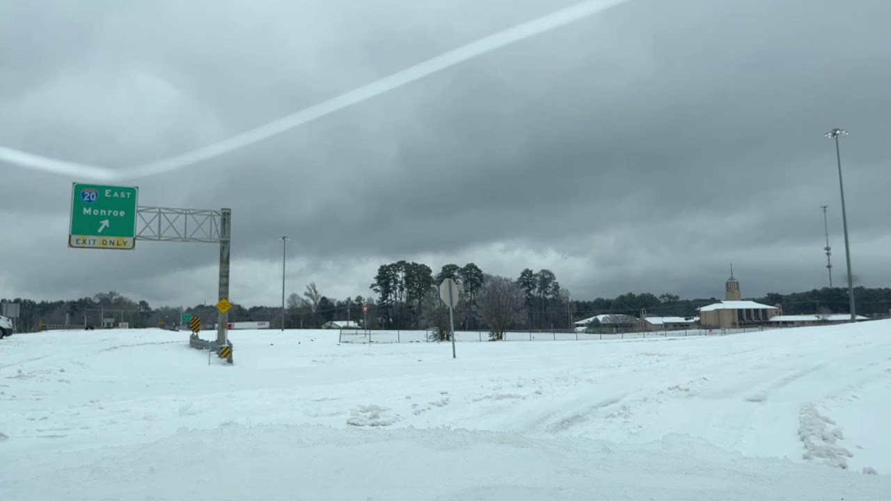 LIVE - Ice Storm Day 2 - Louisiana & Texas