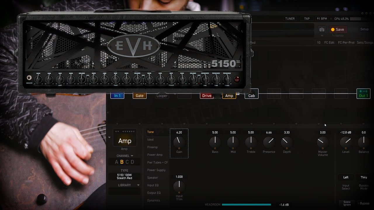 Fractal FM3 EVH 5153 STEALTH DEMO (METAL)