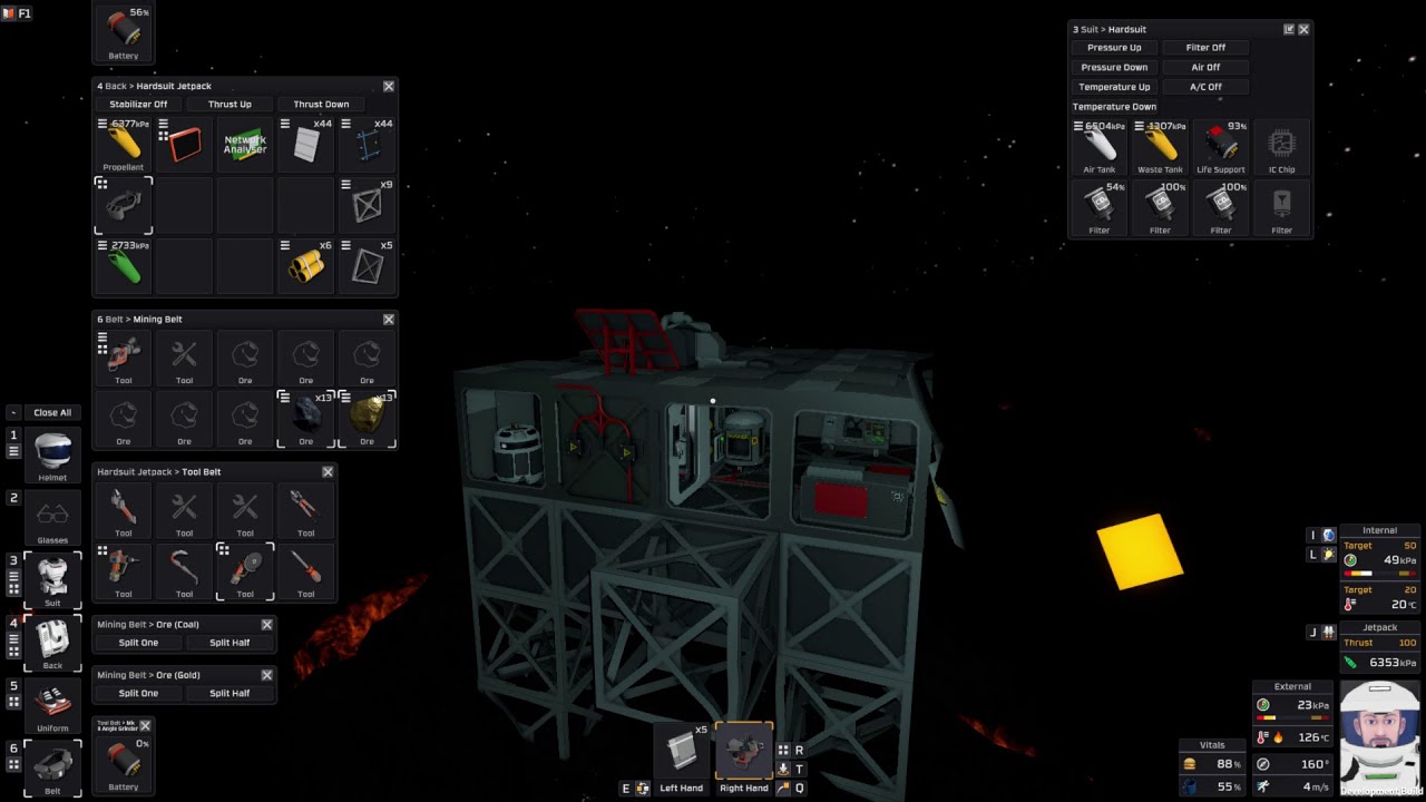 Stationeers Vulcan Getting Started EP01 - Oh No!  We Forgot the Water Tank!