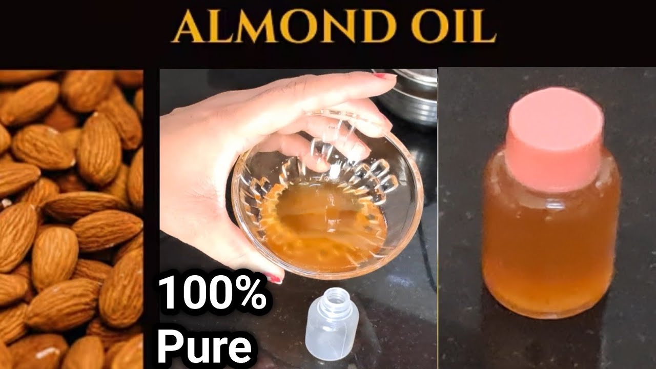 How To Almond Oil Make At Home | 100% Pure Almond Oil / बादाम तेल घर पे बनाने काआसान तरीका