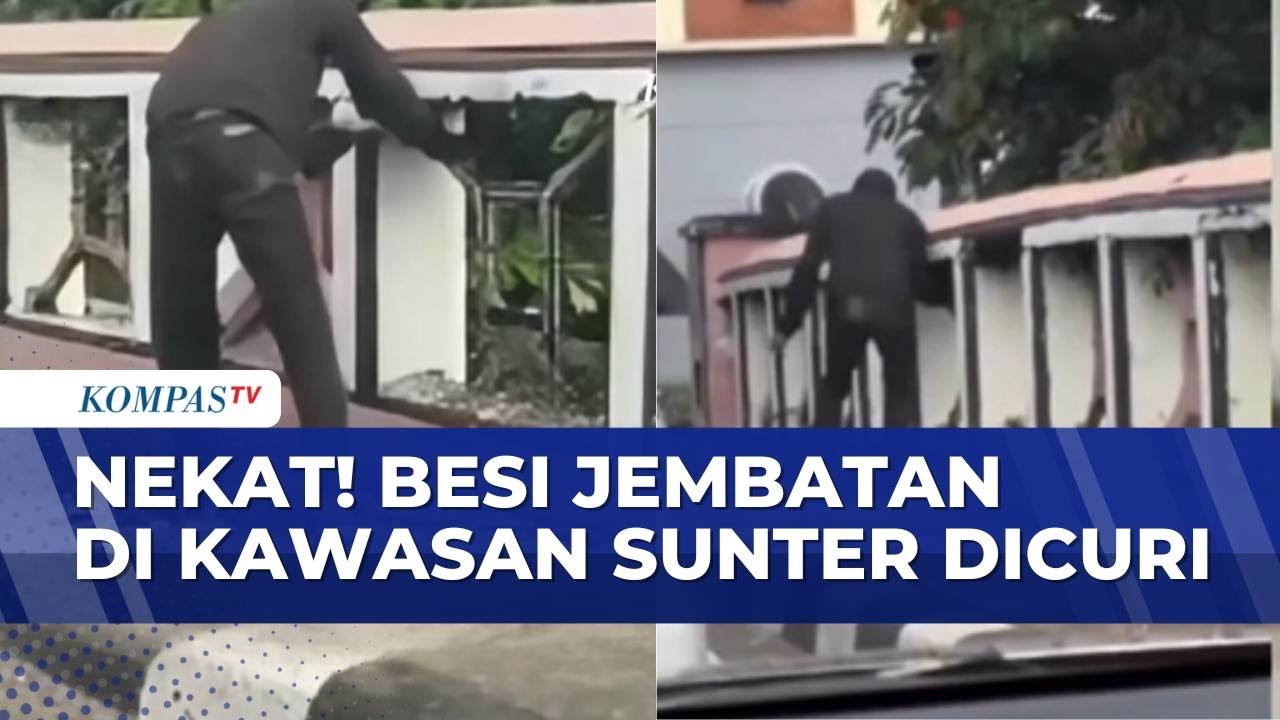 Pencuri Besi Jembatan di Kawasan Sunter Ditangkap | SAPA PAGI