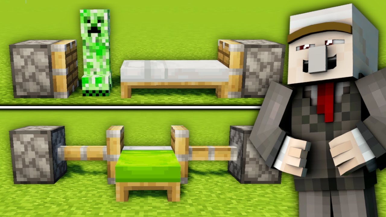 6 ZAKAZANYCH MECHANIZMÓW w MINECRAFT! *nie próbuj ich w domu*