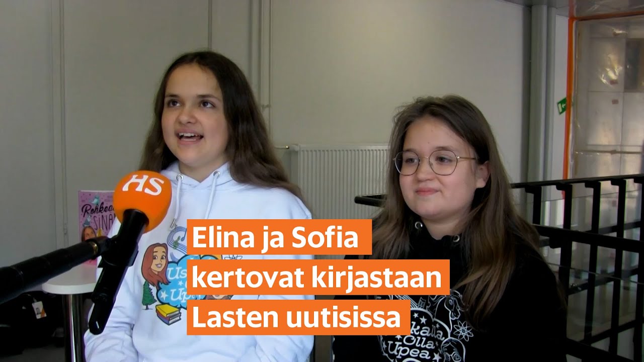 Elina ja Sofia tekiv&auml;t kirjan, taas!