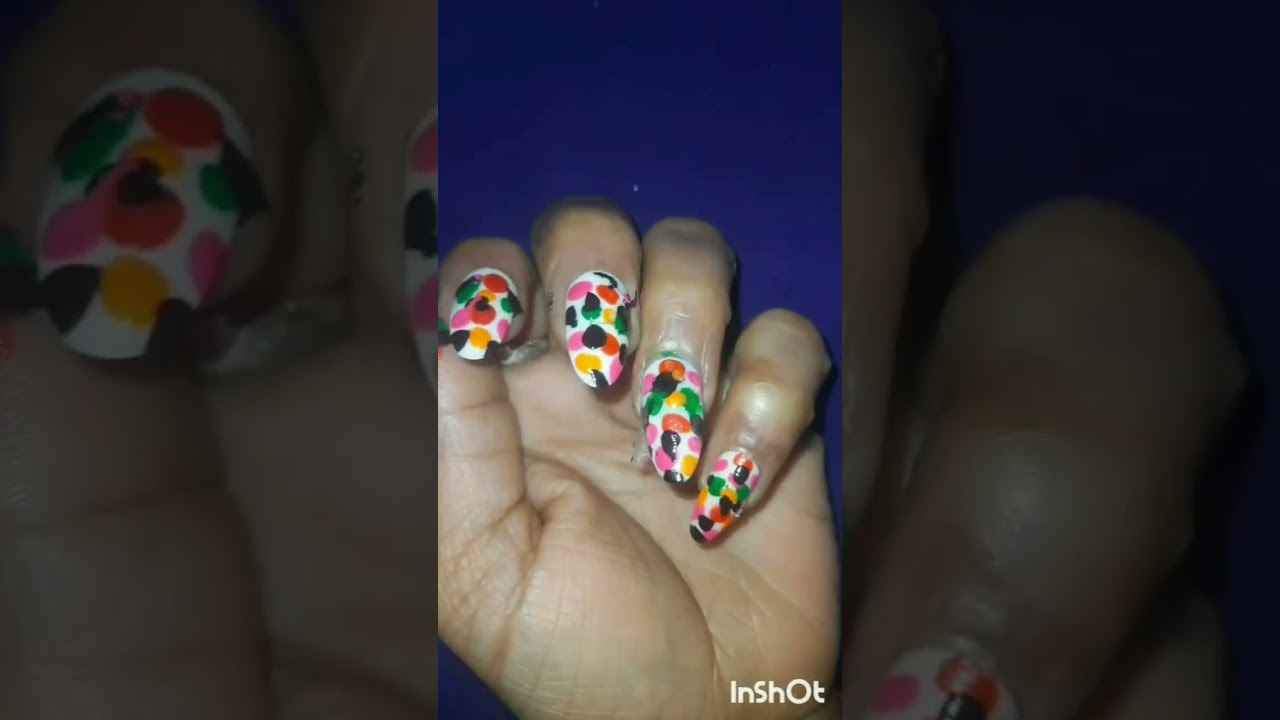 Happy Holi new 💅💯nail art ke sath👍👌🙏 dudh aur family Radhe Radhe🌈💯💅💥