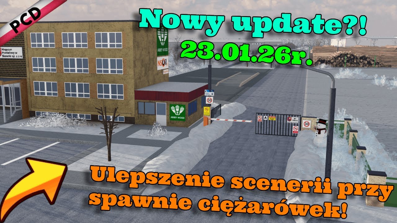 NOWY UPDATE ULEPSZENIE SCENERII NA SPAWNIE CIĘŻARÓWEK W POLISH CAR DRIVING?!