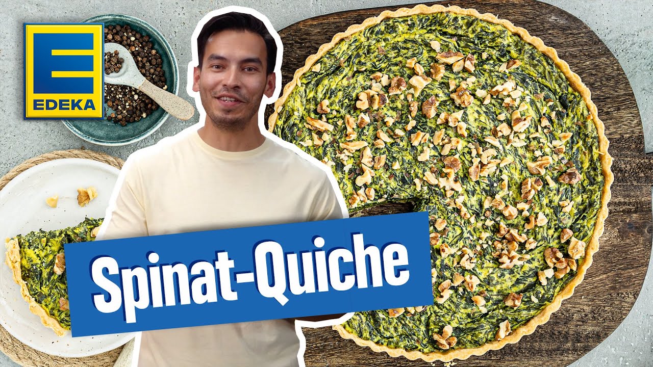 Spinat-Quiche Rezept | Quiche mit Spinat und Ziegenkäse