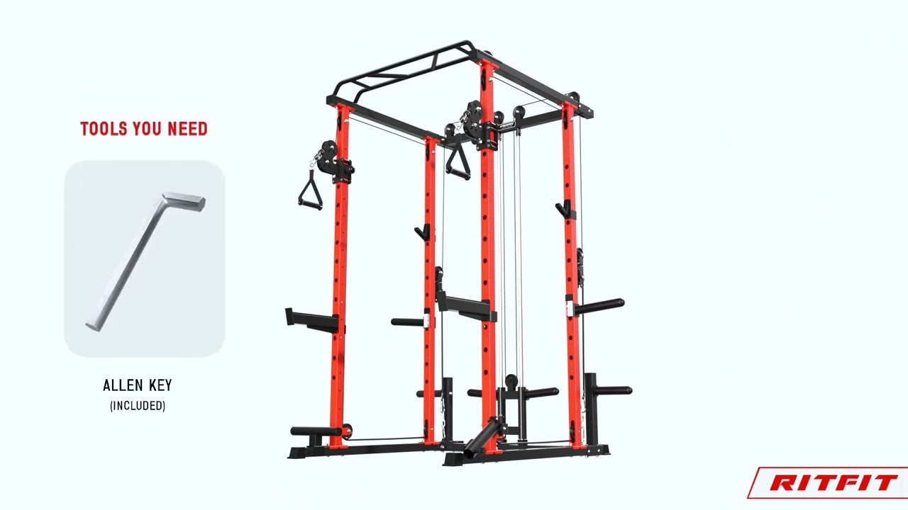 How to Install RitFit PPC03 Power Cage with Cable Crossover