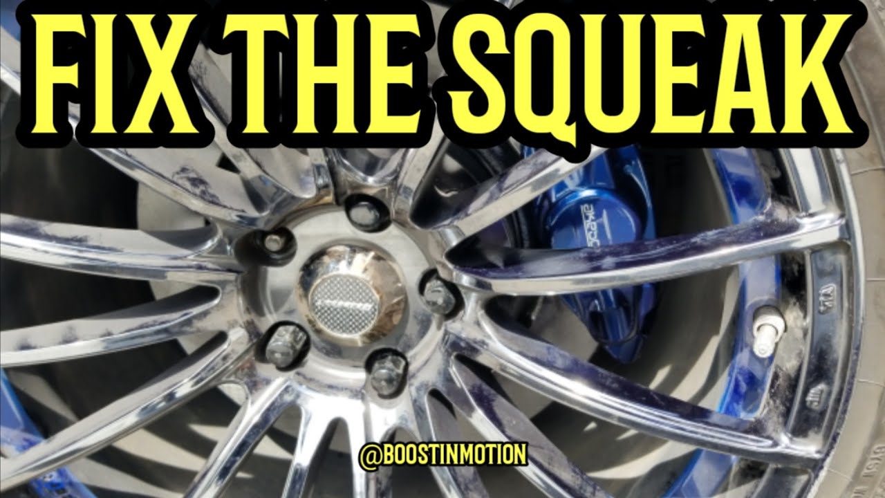 Annoying Infiniti q50 Squeaking brakes fix