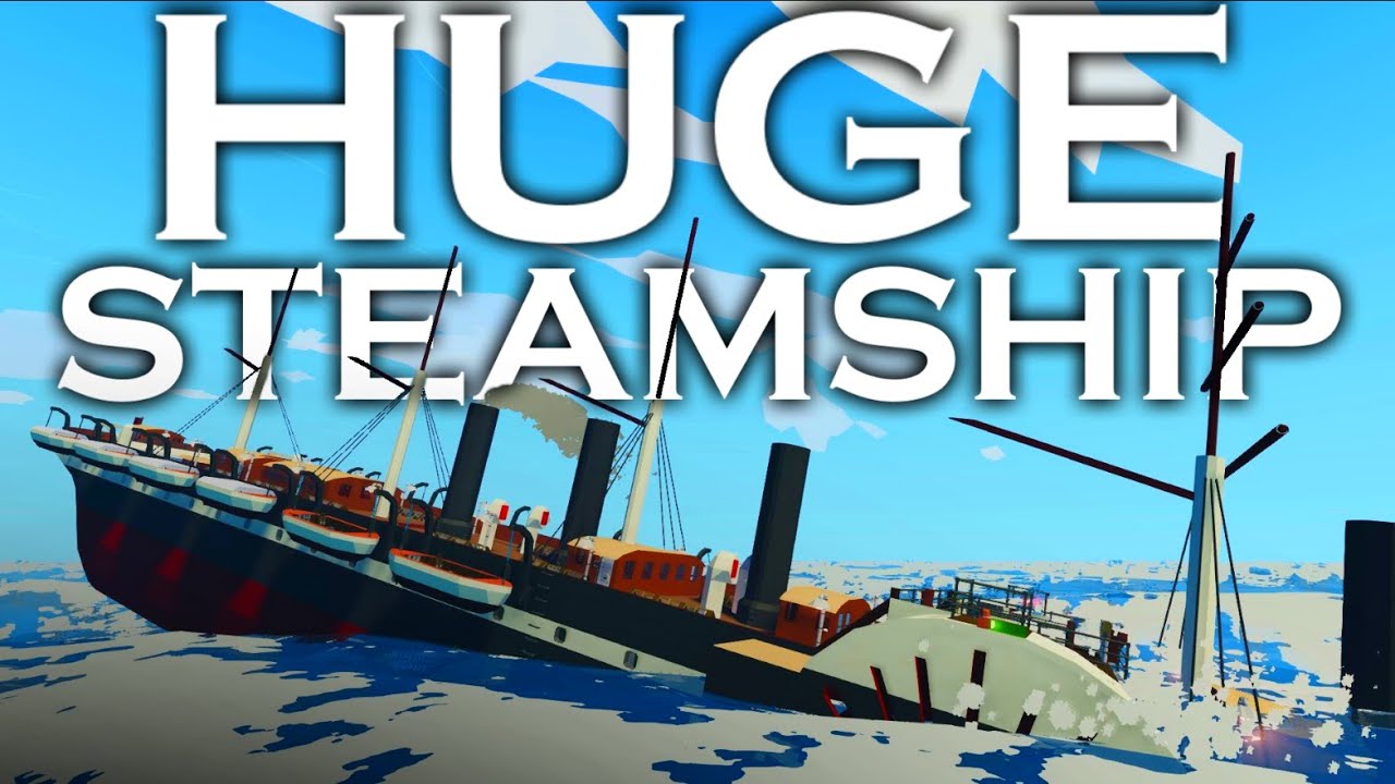 HUGE STEAMSHIP SPILTS! | Stormworks: Build and Rescue | Multiplayer