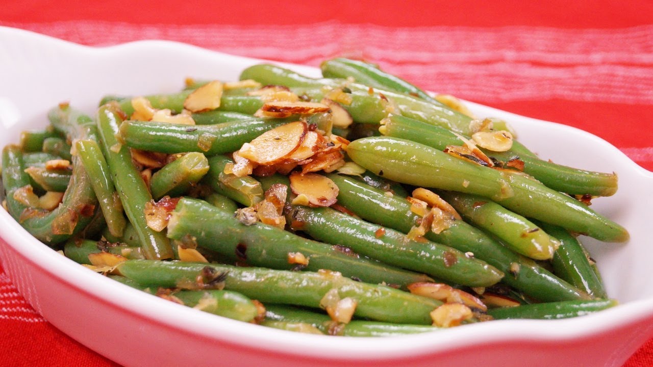Green Bean Almondine Recipe: Easy Green Bean Side Dish: Recipe by Diane Kometa: Dishin With Di #115