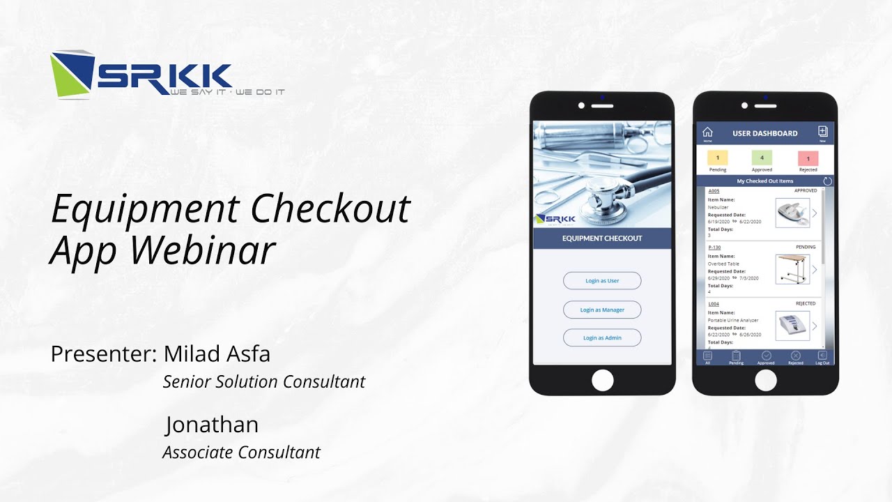Equipment Checkout System Webinar