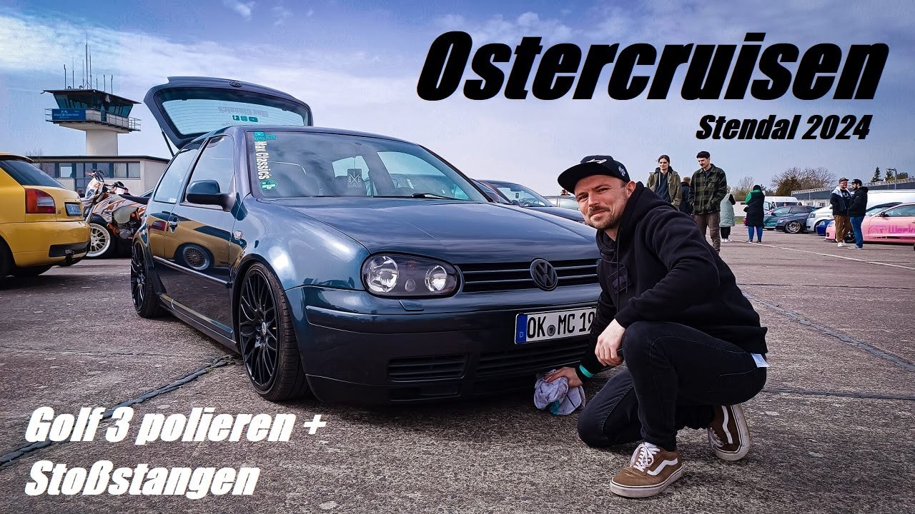 Max Classic´s/Ostercruisen Stendal 2024/Golf 3 polieren