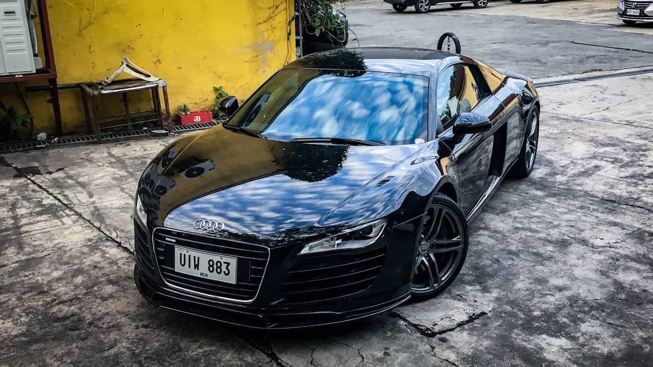 True dual catback exhaust system on a 2012 V8 Audi R8