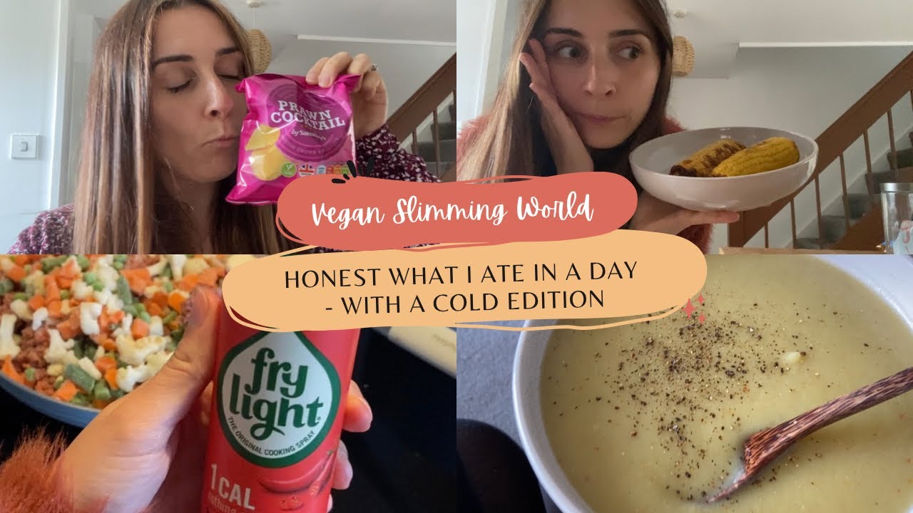 Vlog - Slimming World Vegan What I Eat In A Day - Poorly Edition - Lazy Day