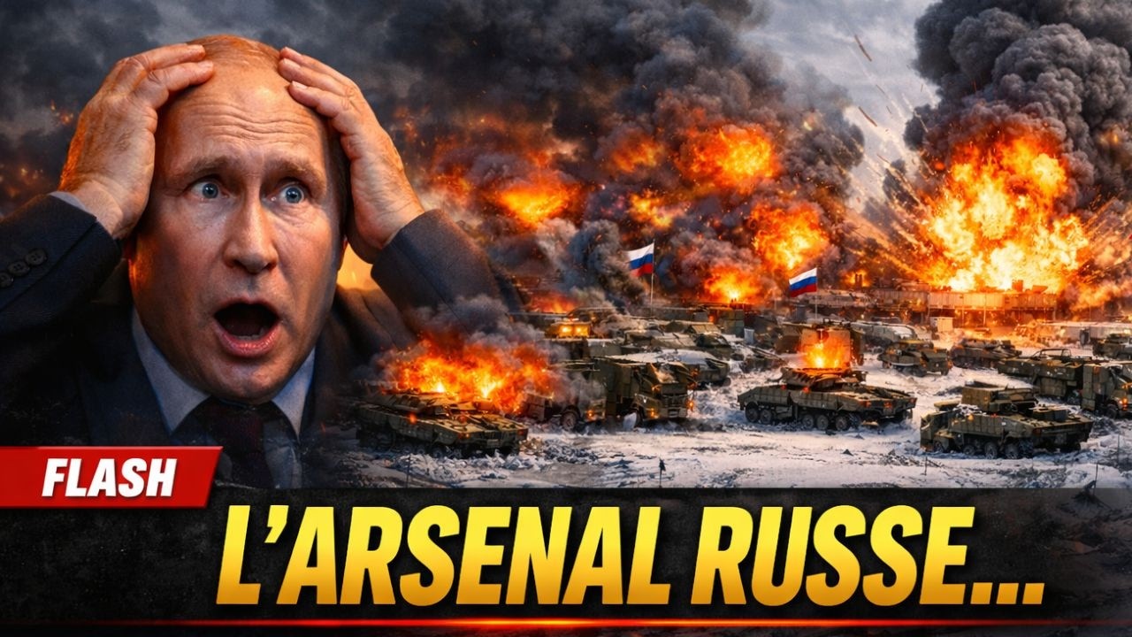 FLASH! Une frappe massive frappe l’arsenal russe… mais les conséquences commencent à peine
