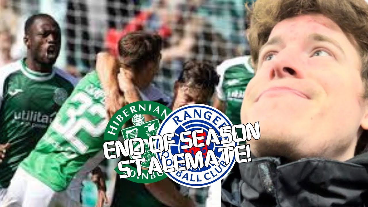 RANGERS BLOW LEAD TWICE!! Hibs 2-2 Rangers VLOG!!