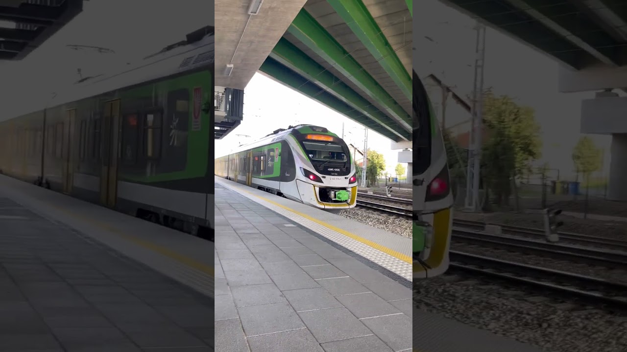 Skład Newag 45WE Koleje Mazowieckie linia R80 kier. Warszawa Gdańska