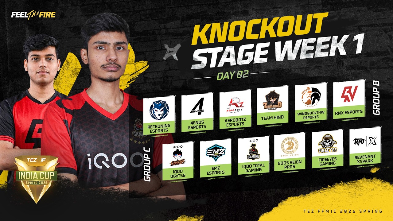 🔴 [EN] TEZ FFMIC 2026 Spring | Knockout Stage - Week 1 | Group B - C
