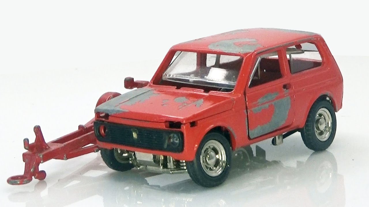Реставрация Lada Niva от Novoexport и прицеп для лодки. Индивидуальный проект.