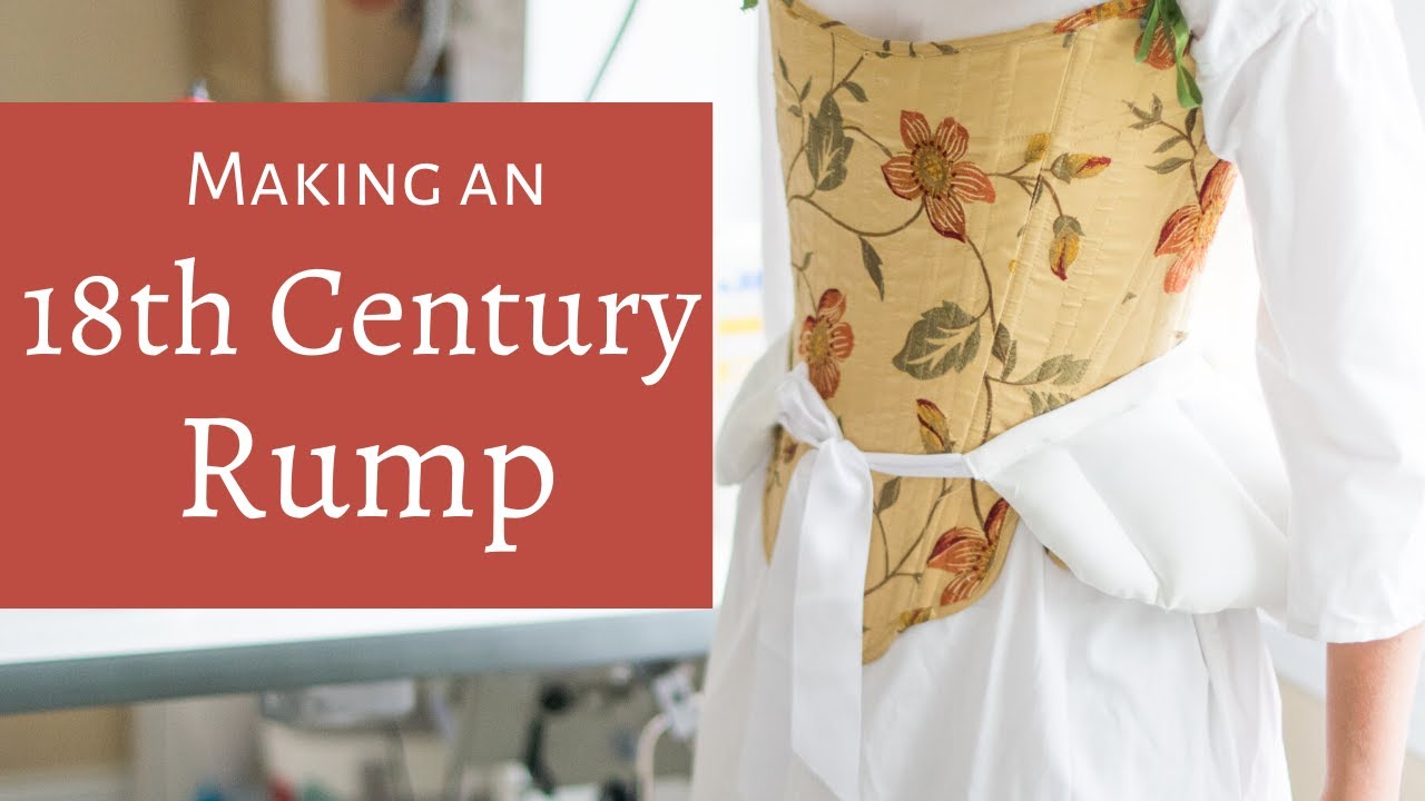 Making An 18th Century Rump/Bum Roll #18thcenturysewing #historicalsewing