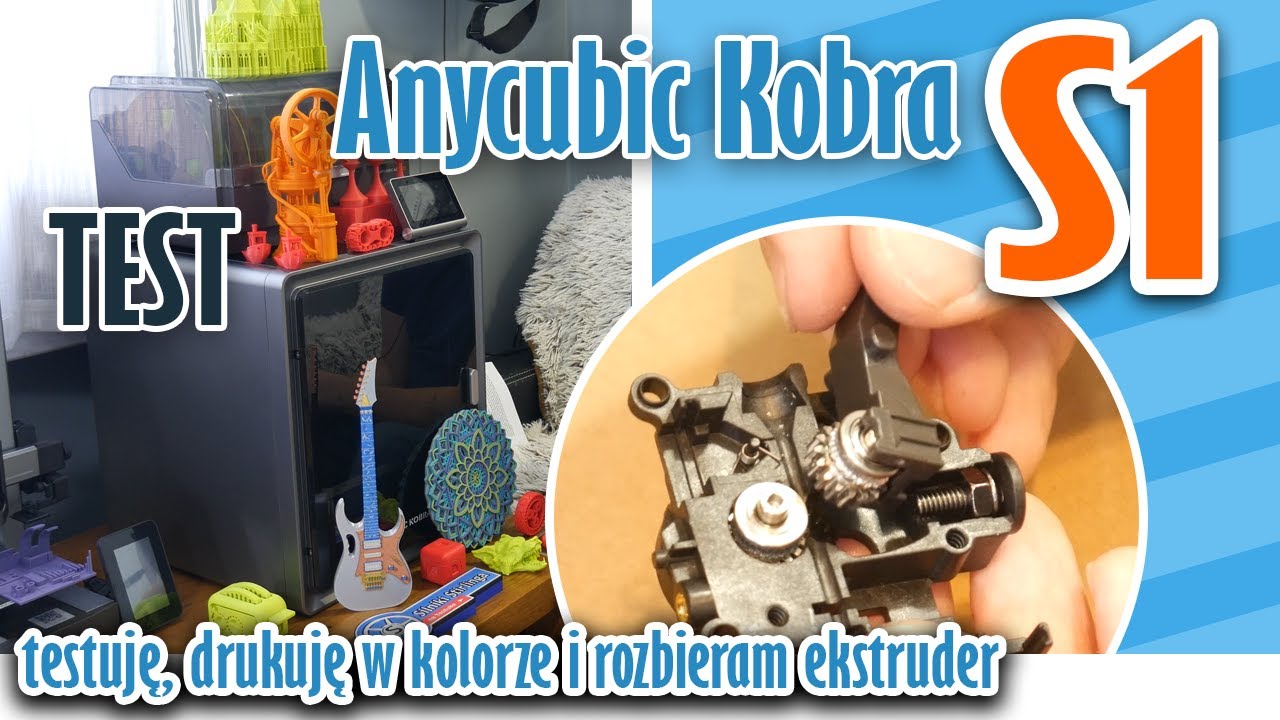 TEST nowej drukarki Anycubic Kobra S1