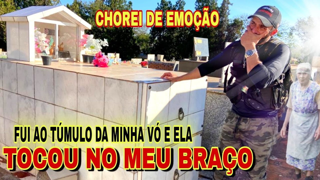 ME DESPEDI MAIS UMA VEZ DA MINHA VÓ, CHOREI DE EMOÇÃO NO SEU TÚMULO - SPIRITBOX