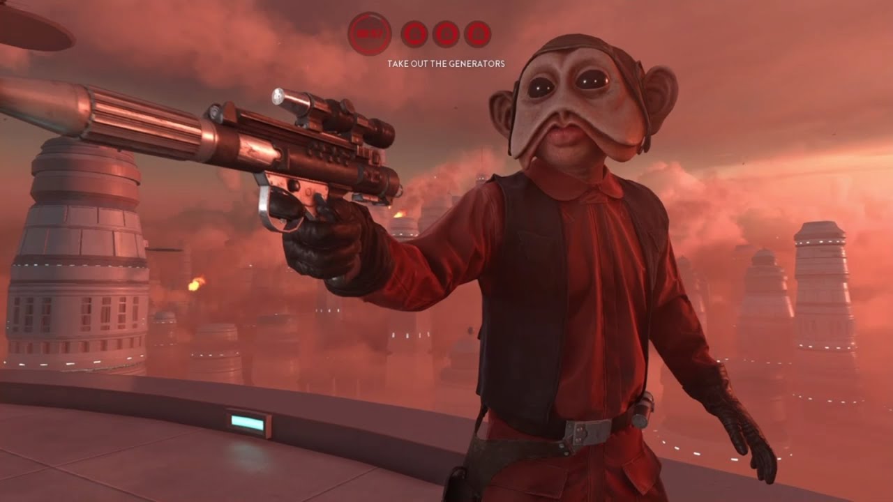 STAR WARS Battlefront Bespin Sabotage gameplay (No commentary)
