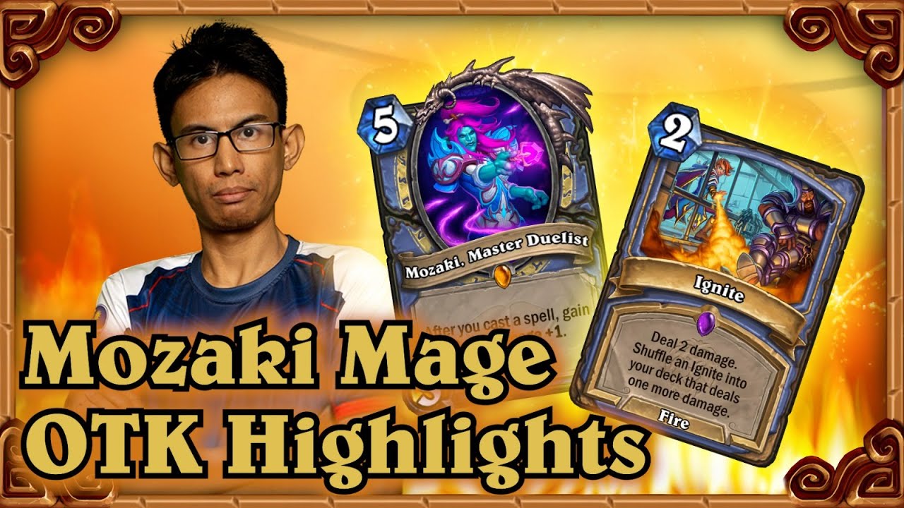The Unbelievable Power Of OTK Mozaki Mage | Hearthstone SEA Highlights