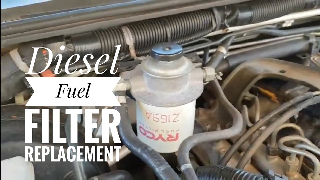 Diesel Fuel Filter Replacement - Nissan Navara Do it yourself