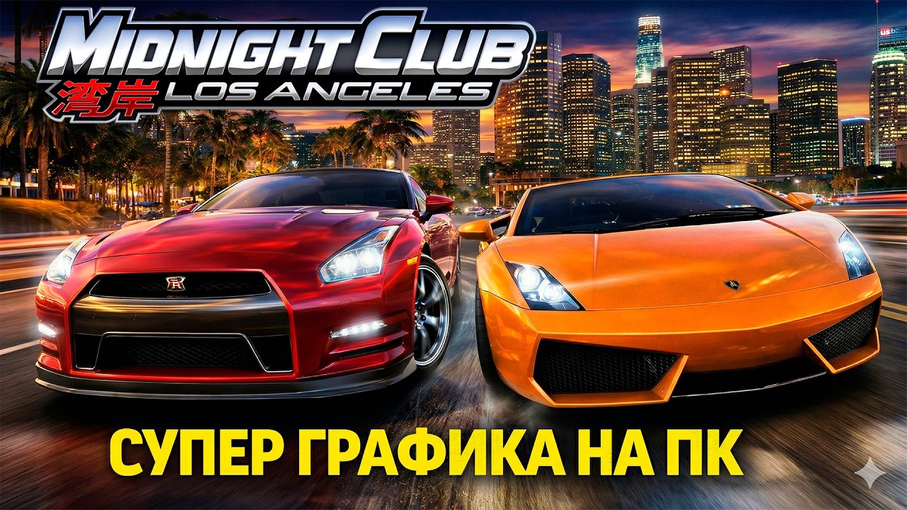 Midnight Club: Los Angeles на ПК в 4К эмулятор RPCS3