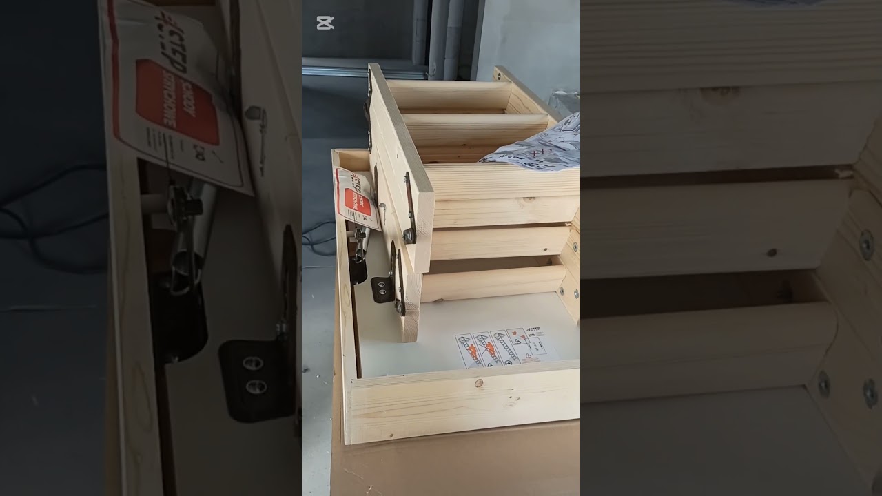 schody strychowe 4step model Norgic #budowadomusamemu #diy #remontdomu #zbudujsamdom #schody