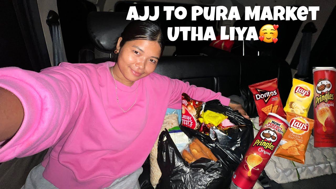 Itne Dino Baad Market Jake , Itna Zada Saman Utha Lii🥰💗