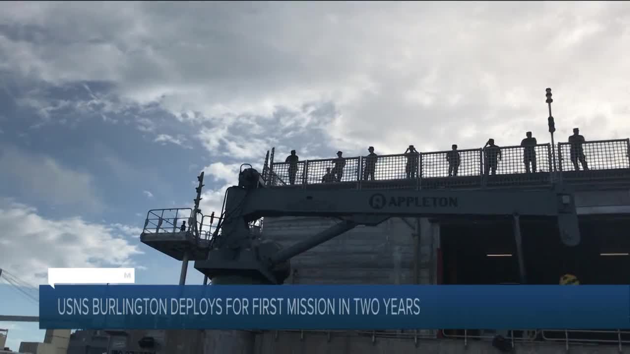 USNS Burlington deploys
