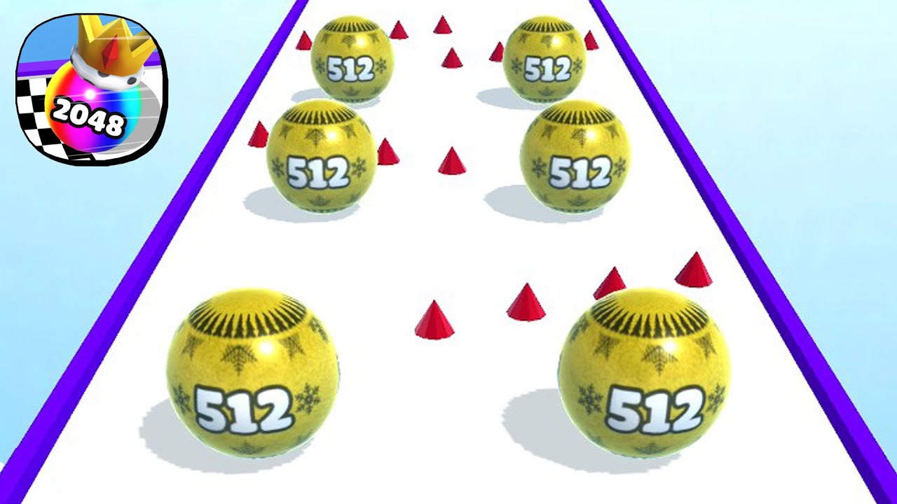 Ball Merge 2048 - All Levels Ball Gameplay Android, iOS ( Level 5545 - 5557 )